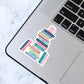 Book Genres Book Stack Sticker