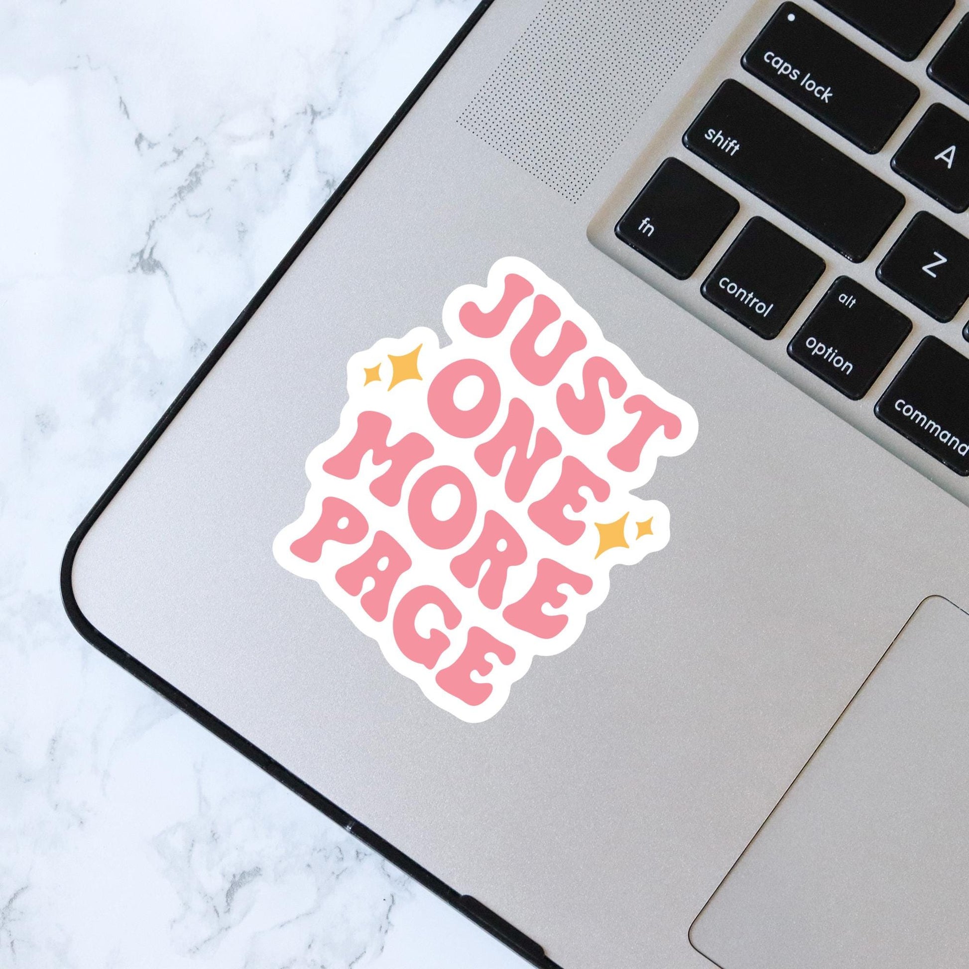 Just One More Page Sticker