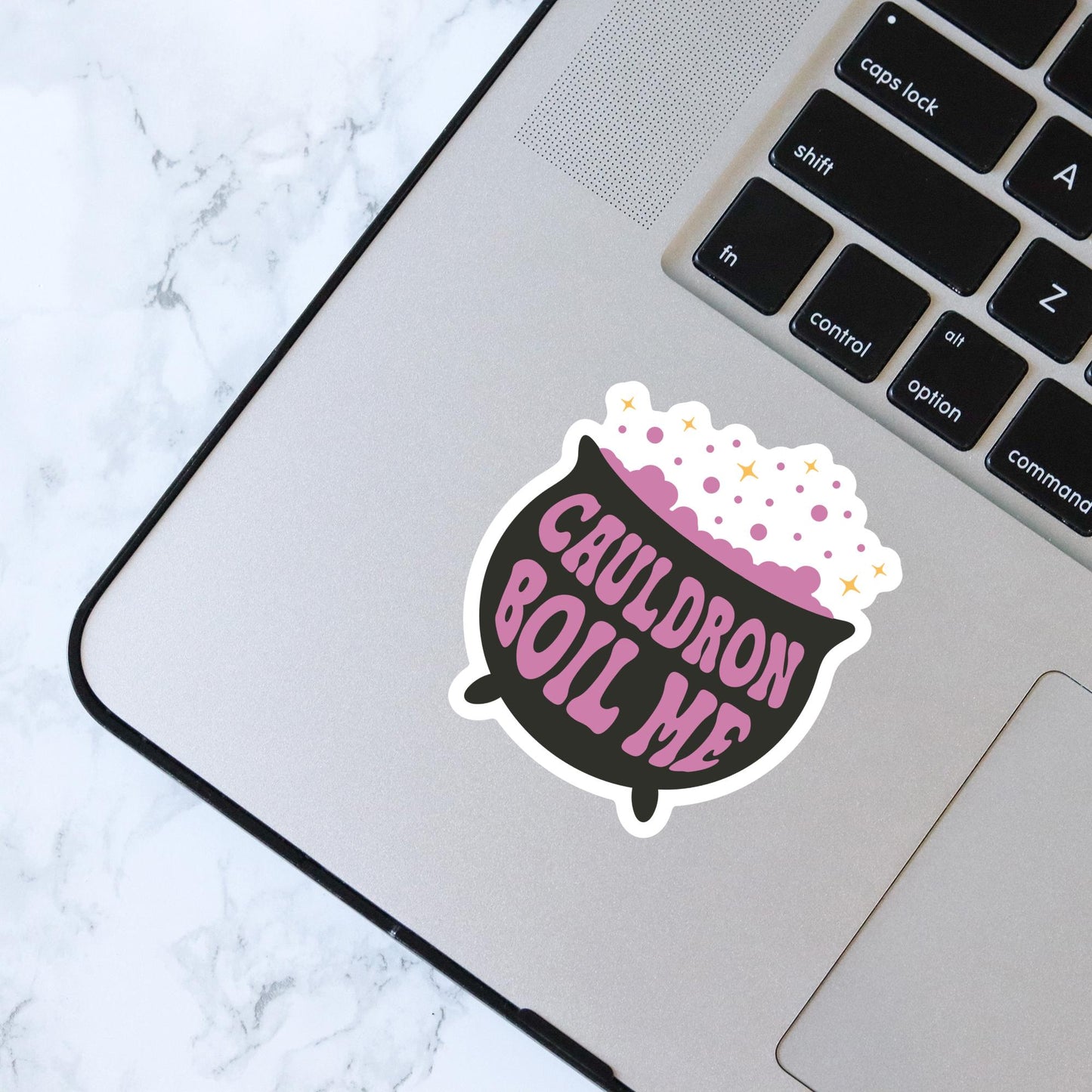 Cauldron Boil Me Sticker, Bookish Sticker, Kindle Decal, Gifts for Book Lovers, Laptop Decal, Waterproof, Spooky Season