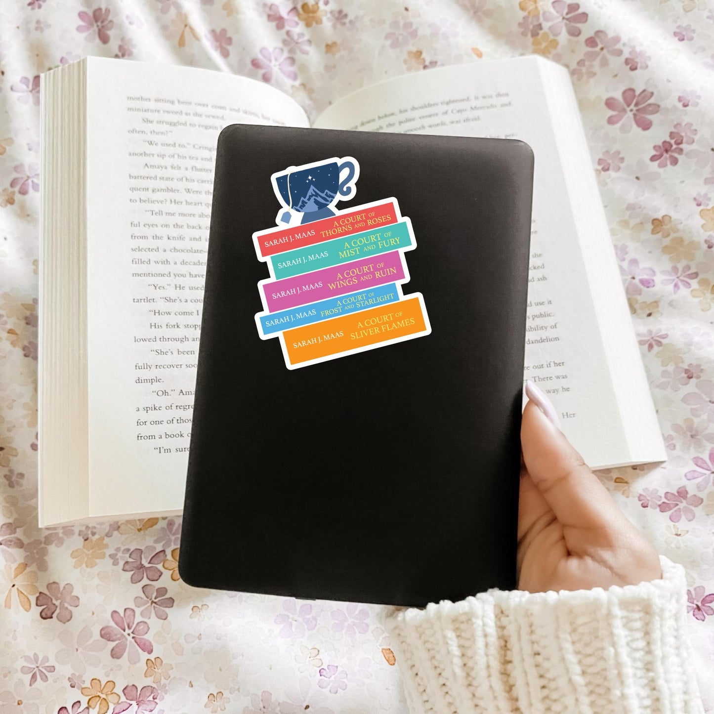 ACOTAR Book Stack Sticker