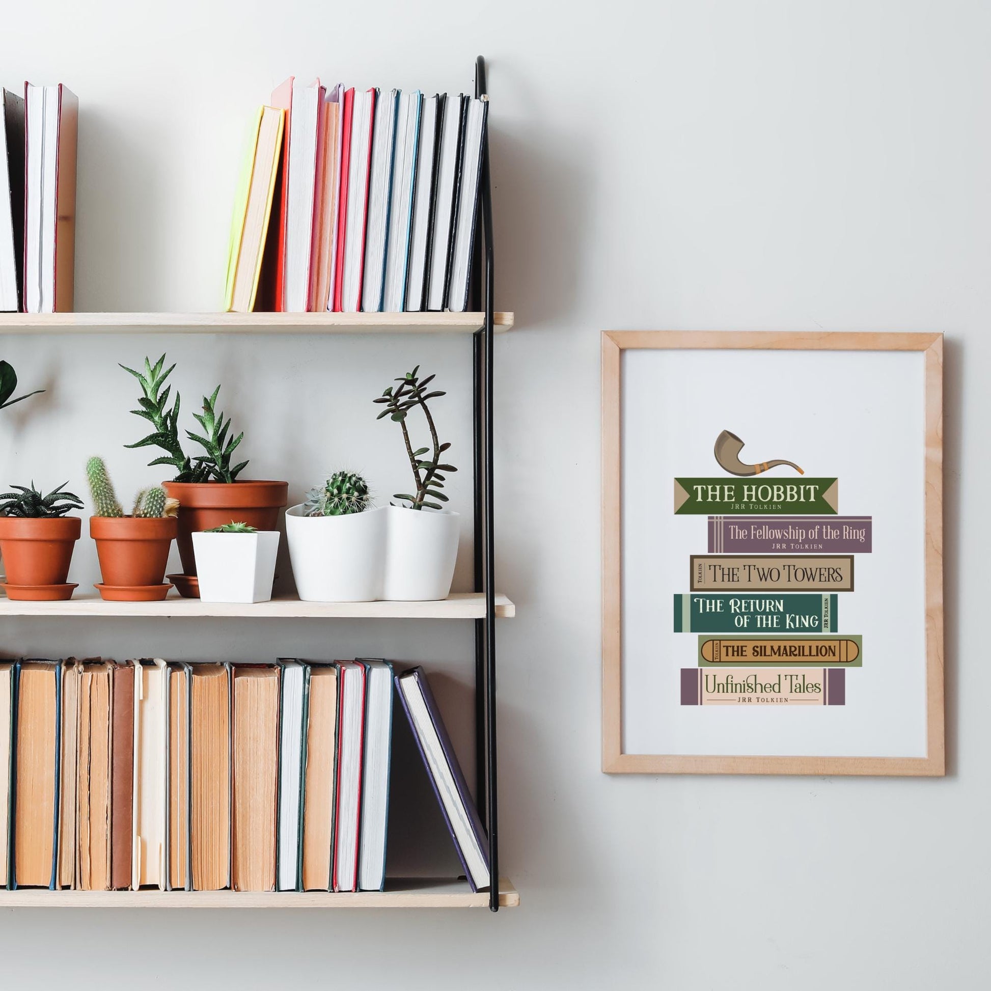 Lord of the Rings (JRR Tolkien) Books Art Print