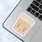 Gingerbread Bookshop Sticker