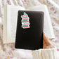 Christmas Books, Book Stack Sticker, Bookish Sticker, Kindle Decal, Gifts for Book Lovers, Laptop Decal, Waterproof, Holiday, Christmas Gift