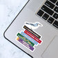 Hunger Games Book Stack Sticker, Bookish Sticker, Kindle Decal, Gifts for Book Lovers, Laptop Decal, Waterproof, Dystopian, Katniss Everdeen