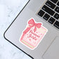 Romance Girlie, Bookish Sticker, Kindle Decal, Gifts for Book Lovers, Laptop Decal, Waterproof, Romance, Kindle Sticker, Romantasy