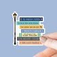 Narnia (CS Lewis) Book Stack Sticker