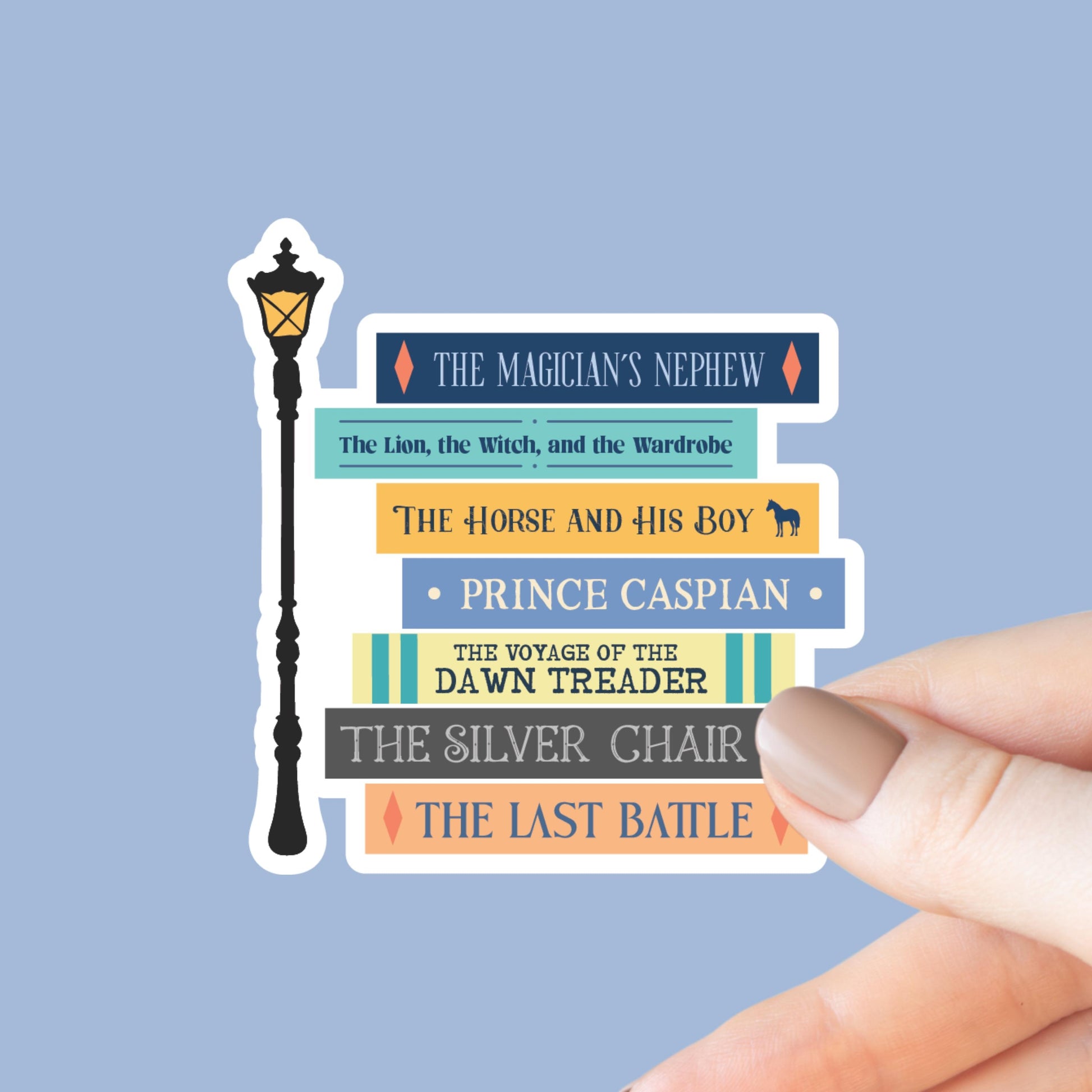 Narnia (CS Lewis) Book Stack Sticker