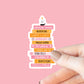 Halloween Book Stack Sticker