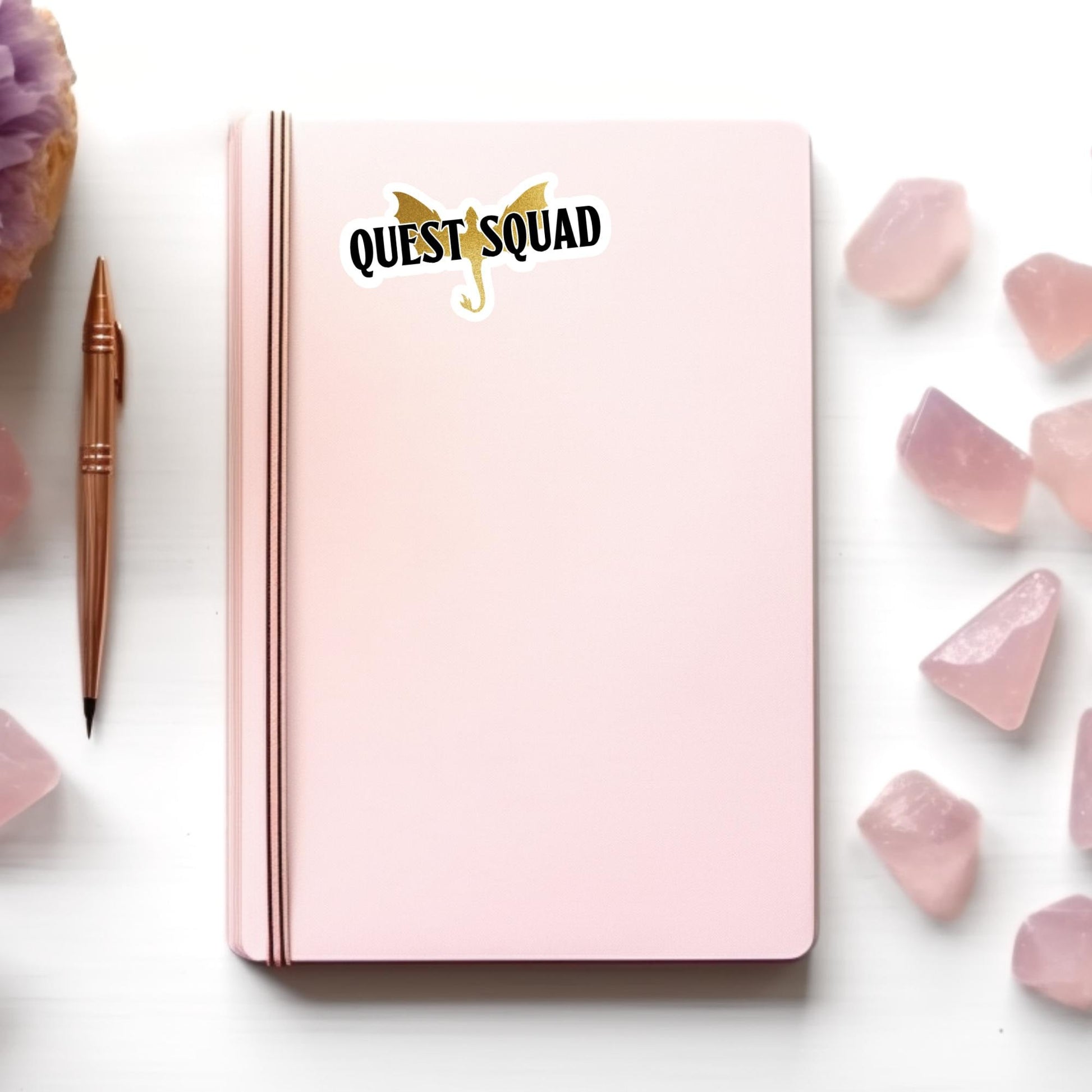 Quest Squad, Bookish Sticker, Kindle Decal, Gifts for Book Lovers, Laptop, Waterproof, Romance, Kindle Sticker, Romantasy, Fourth Wing
