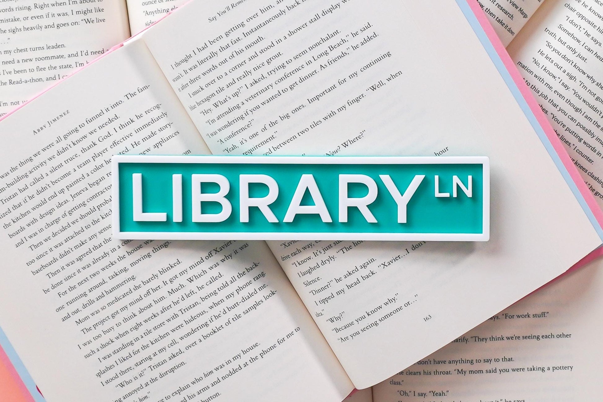 Library Lane Street Sign, Bookshelf Decor, Book Gifts, Gifts for Readers, Shelf Sitter, Bookshelf Decorations, Bookshelf Sign, Bookish, Ln