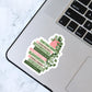 Plants & Books Sticker, Bookish Sticker, Kindle Decal, Gifts for Book Lovers, Laptop Decal, Waterproof, Book Club Gifts, Plant Lover