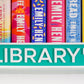 Library Lane Street Sign, Bookshelf Decor, Book Gifts, Gifts for Readers, Shelf Sitter, Bookshelf Decorations, Bookshelf Sign, Bookish, Ln