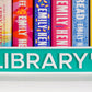 Library Lane Acrylic Street Sign