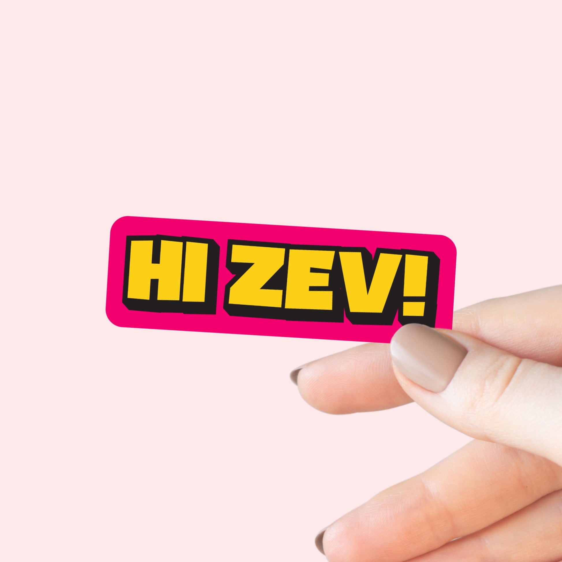 Hi Zev Sticker, Dungeon Crawler Carl, Kindle Laptop Decal, Gifts for Book Lovers, Waterproof