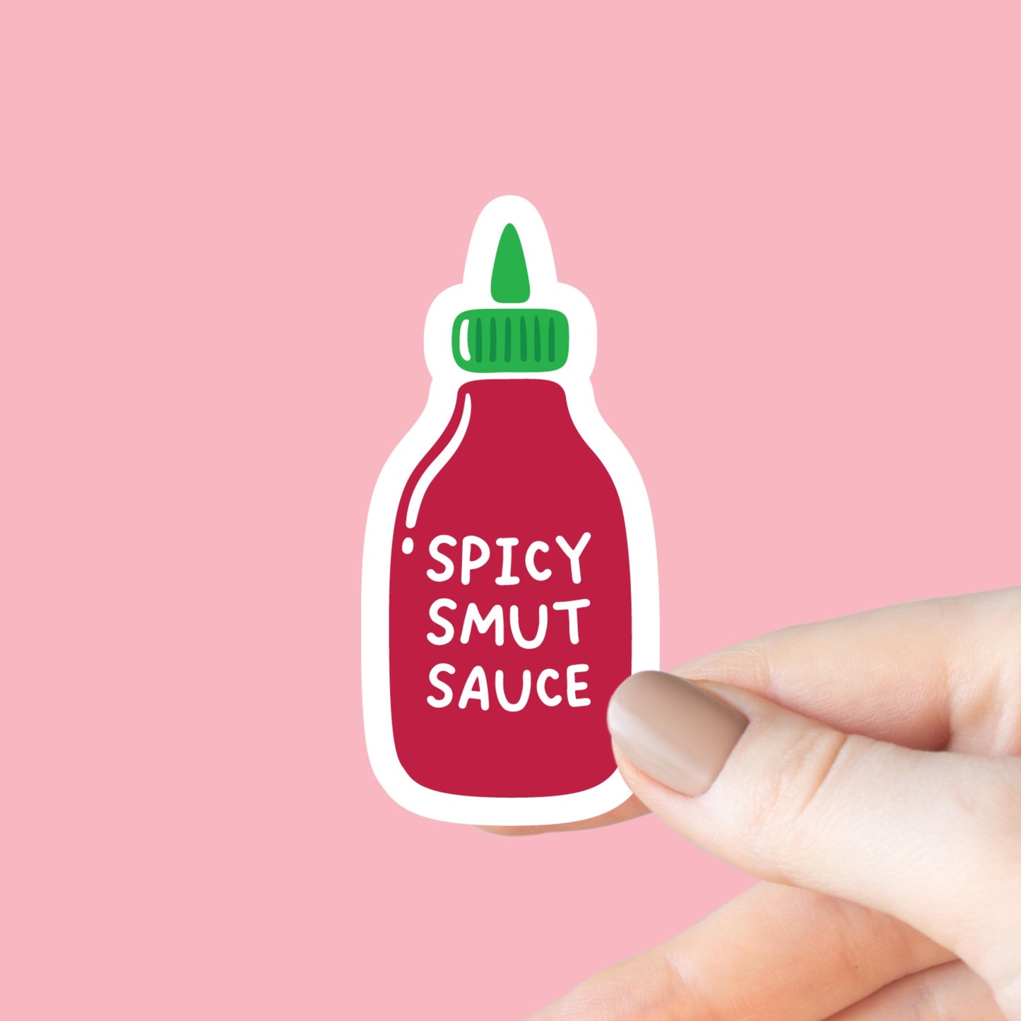 Spicy Smut Sauce Sticker, Dark Romance, Kindle Laptop Decal, Gifts for Book Lovers, Waterproof