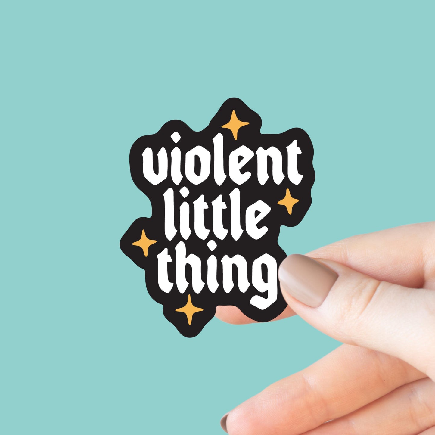 Violent Little Thing Sticker, Fourth Wing Inspired, Kindle Laptop Decal, Gifts for Book Lovers, Waterproof