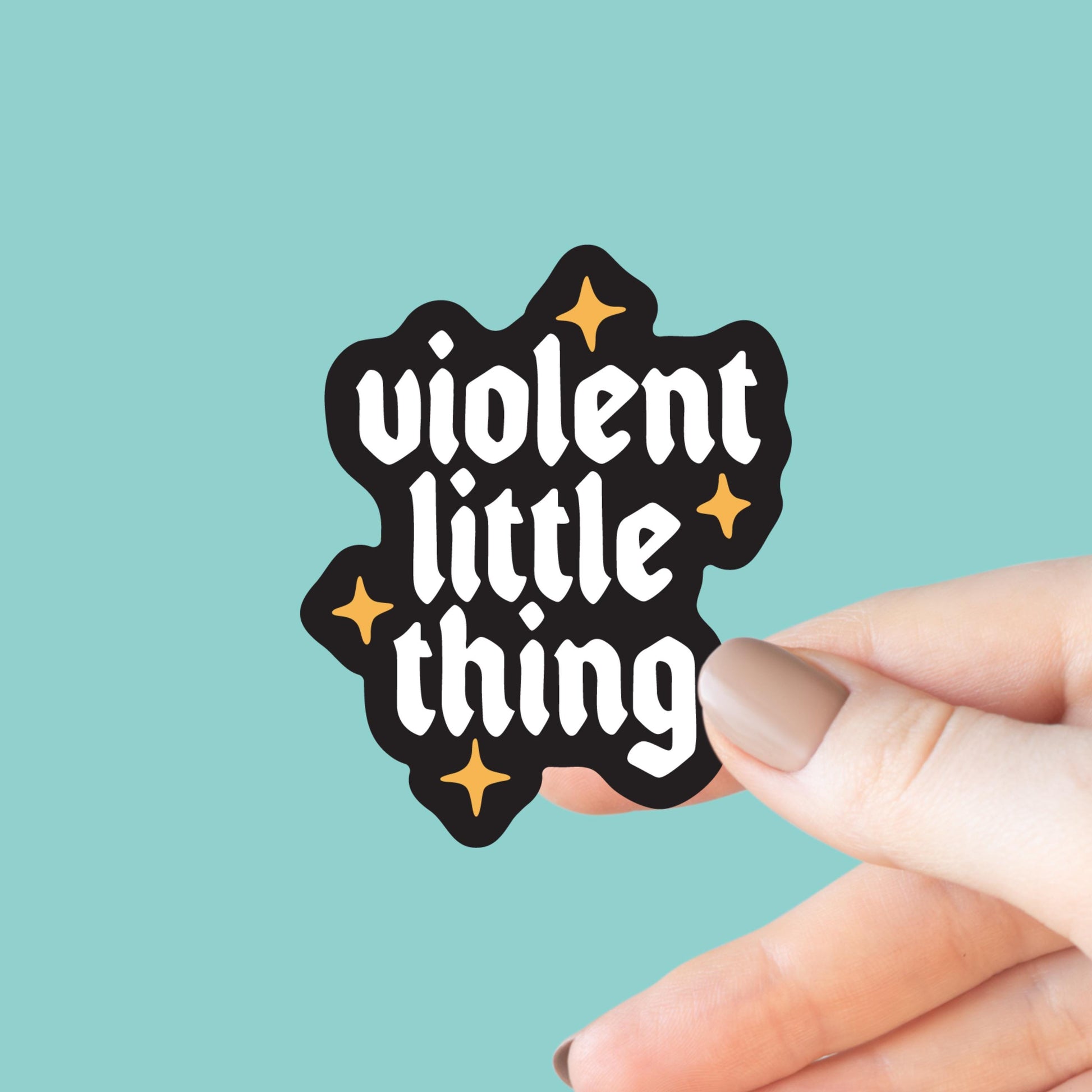 Violent Little Thing Sticker, Fourth Wing Inspired, Kindle Laptop Decal, Gifts for Book Lovers, Waterproof