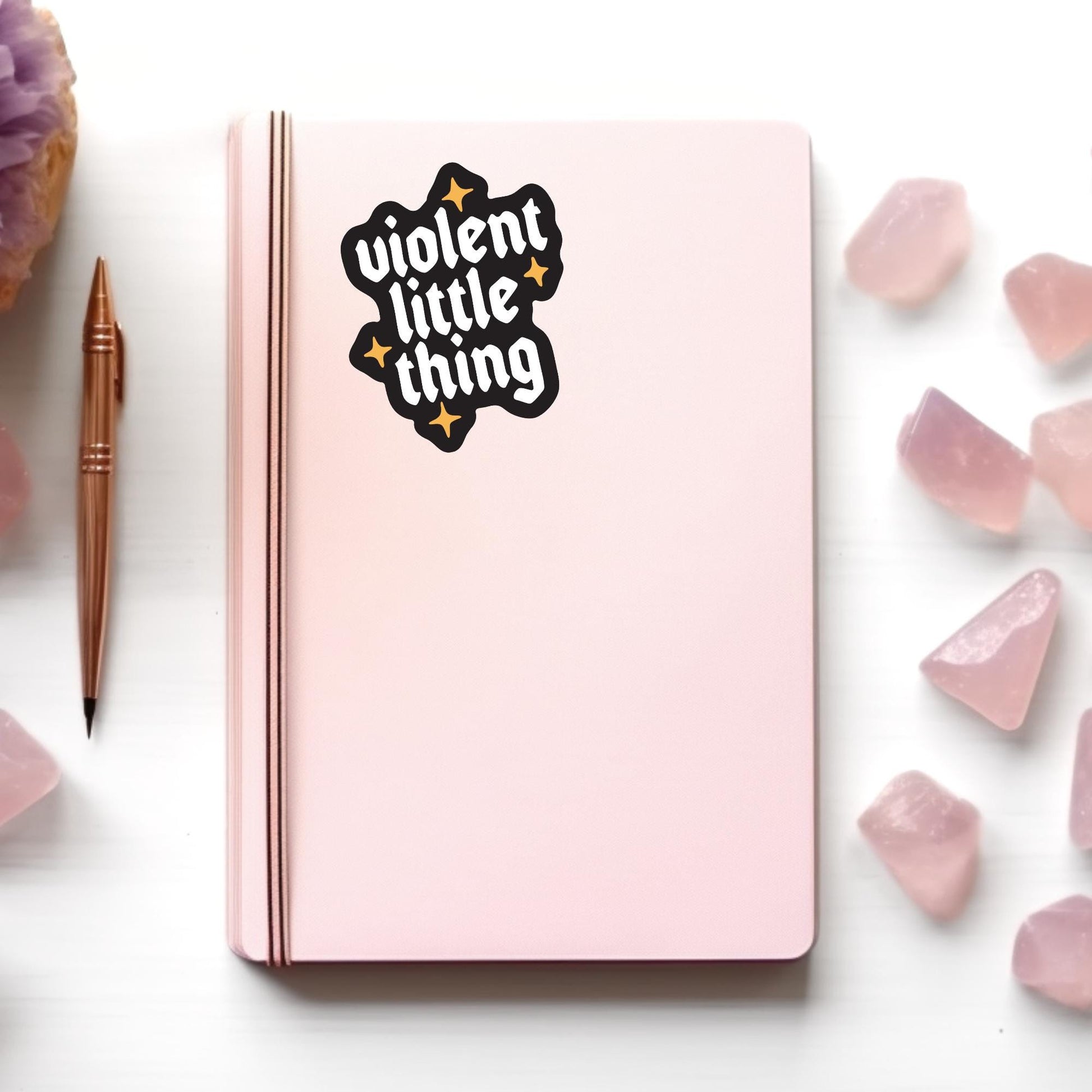 Violent Little Thing Sticker, Fourth Wing Inspired, Kindle Laptop Decal, Gifts for Book Lovers, Waterproof