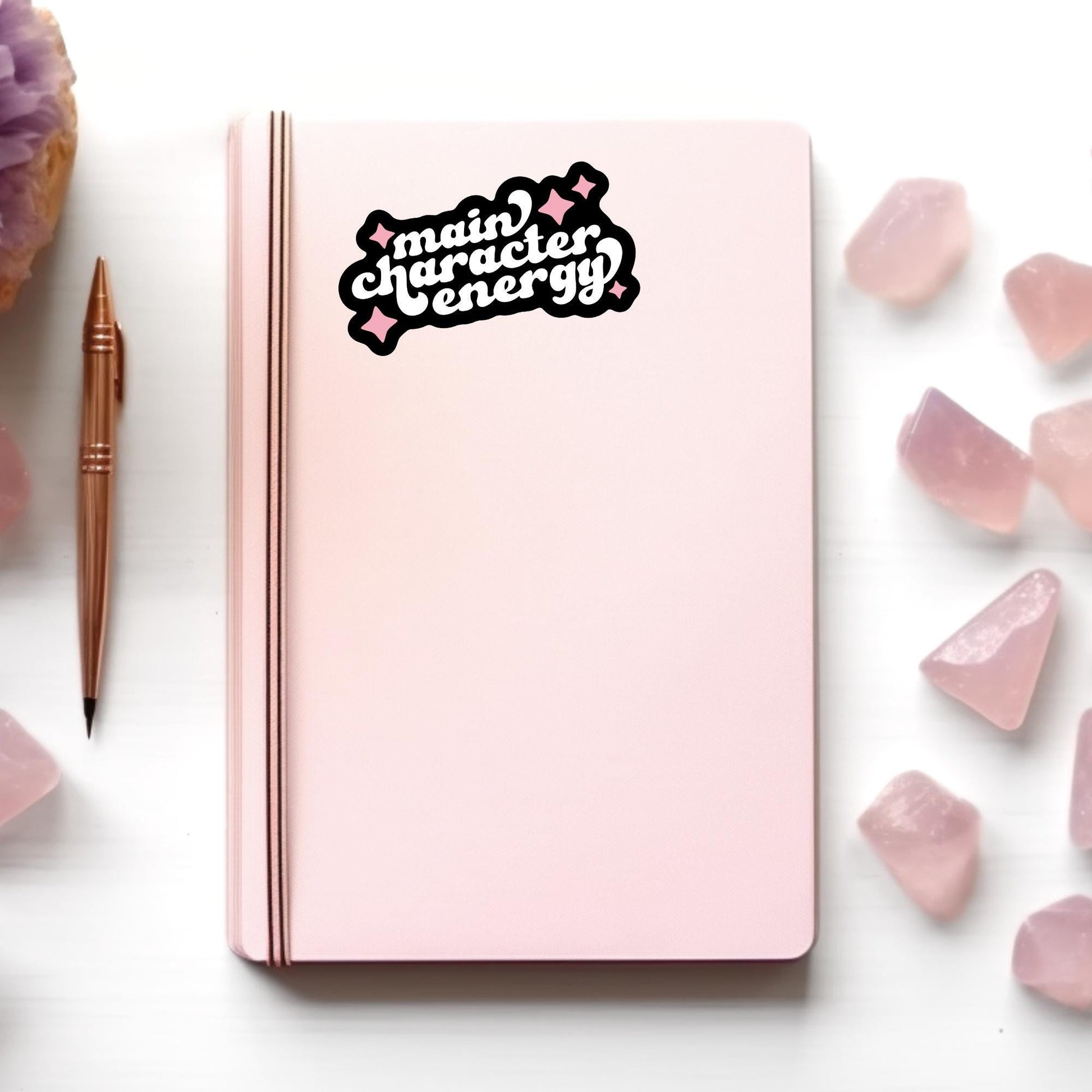 Main Character Energy Sticker, Kindle or Laptop Decal, Gifts for Book Lovers, Waterproof