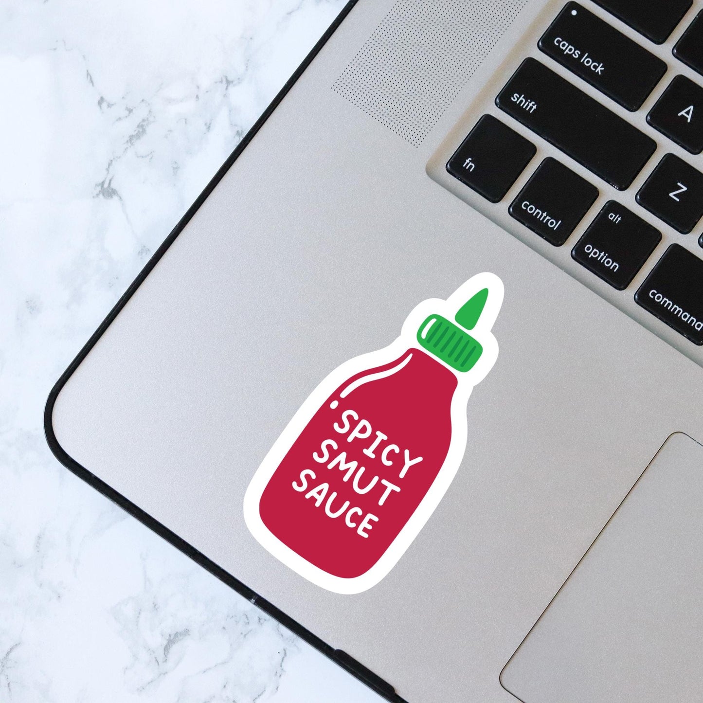Spicy Smut Sauce Sticker, Dark Romance, Kindle Laptop Decal, Gifts for Book Lovers, Waterproof