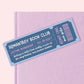 Romantasy Book Club Bookmark, Bookish Gifts for Readers, Bookworm, Introvert