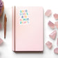 Good Books & Human Rights Sticker, Bookish Laptop Kindle Decal, Gifts for Readers