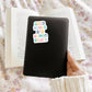 Good Books & Human Rights Sticker, Bookish Laptop Kindle Decal, Gifts for Readers
