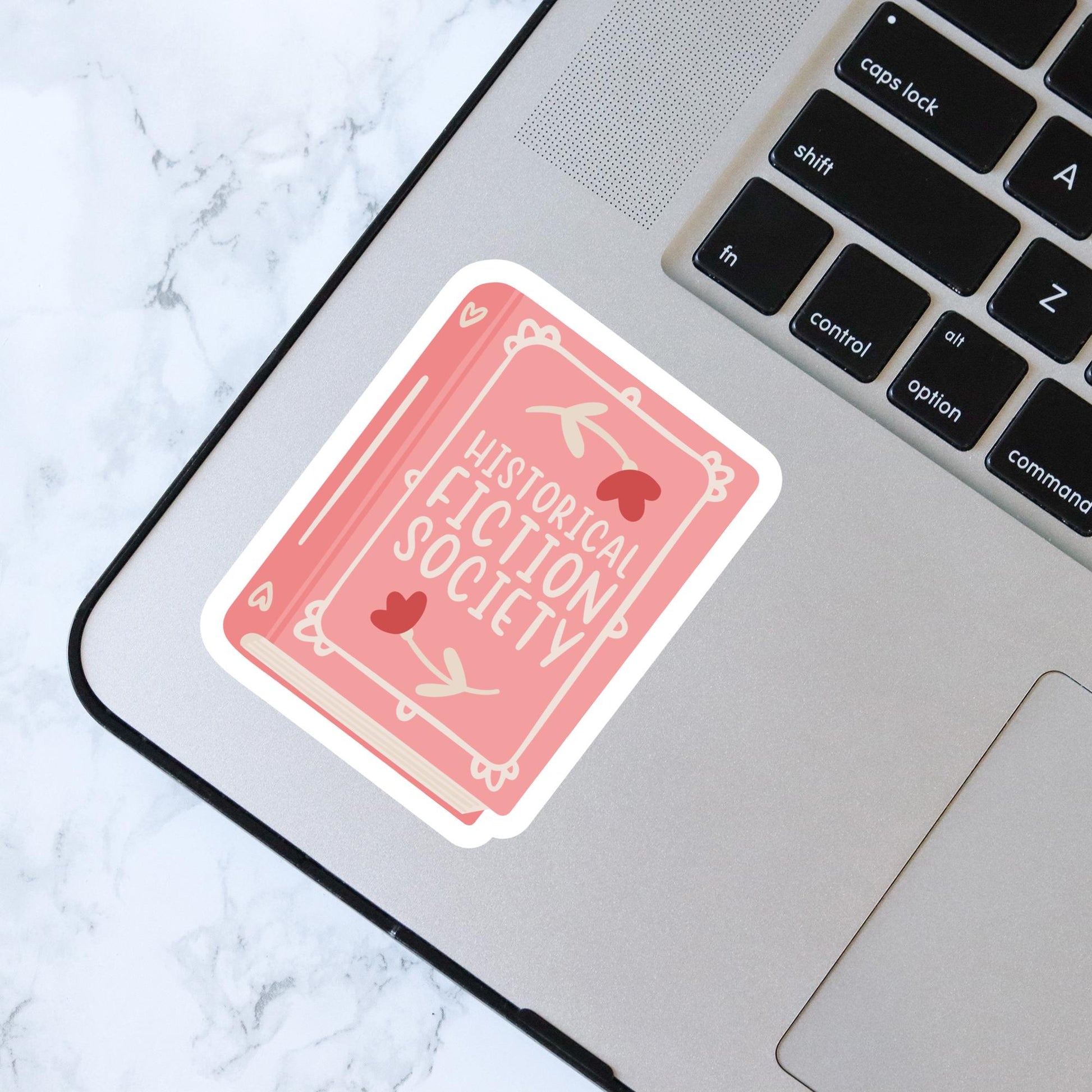 Historical Fiction Society Sticker, Bookish Laptop Kindle Decal, Gifts for Readers