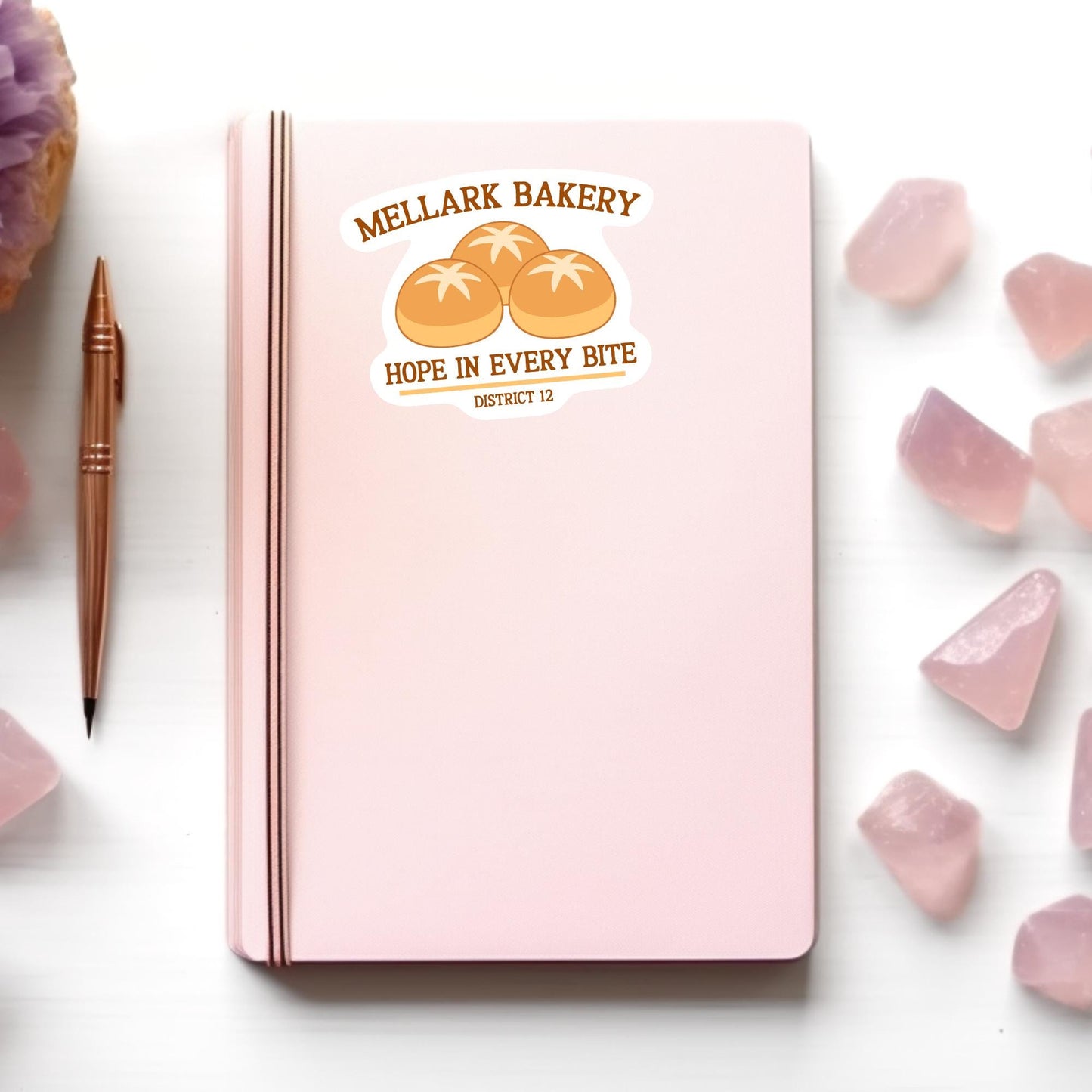 Mellark Bakery Sticker, Bookish Laptop Kindle Decal, Gifts for Readers