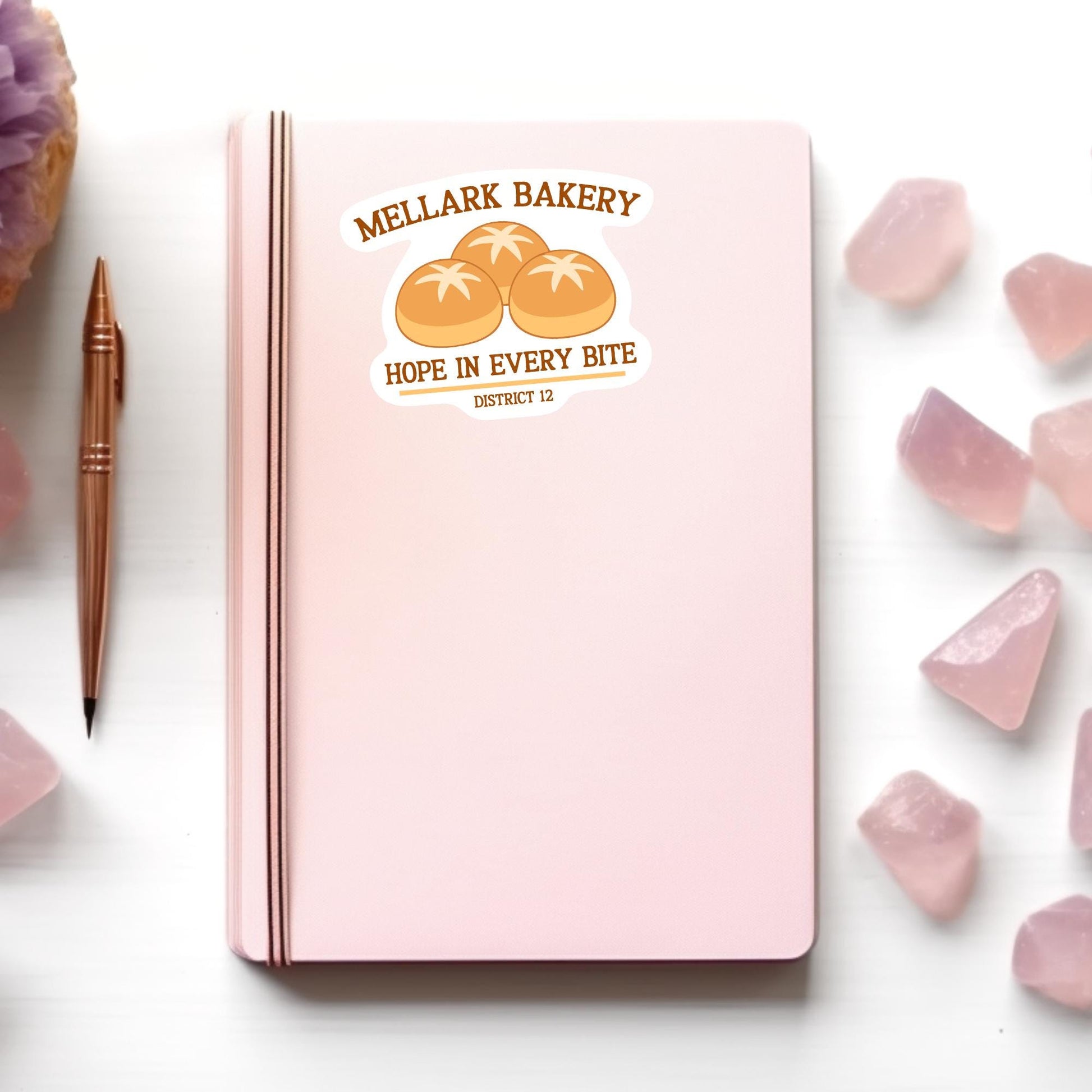 Mellark Bakery Sticker, Bookish Laptop Kindle Decal, Gifts for Readers