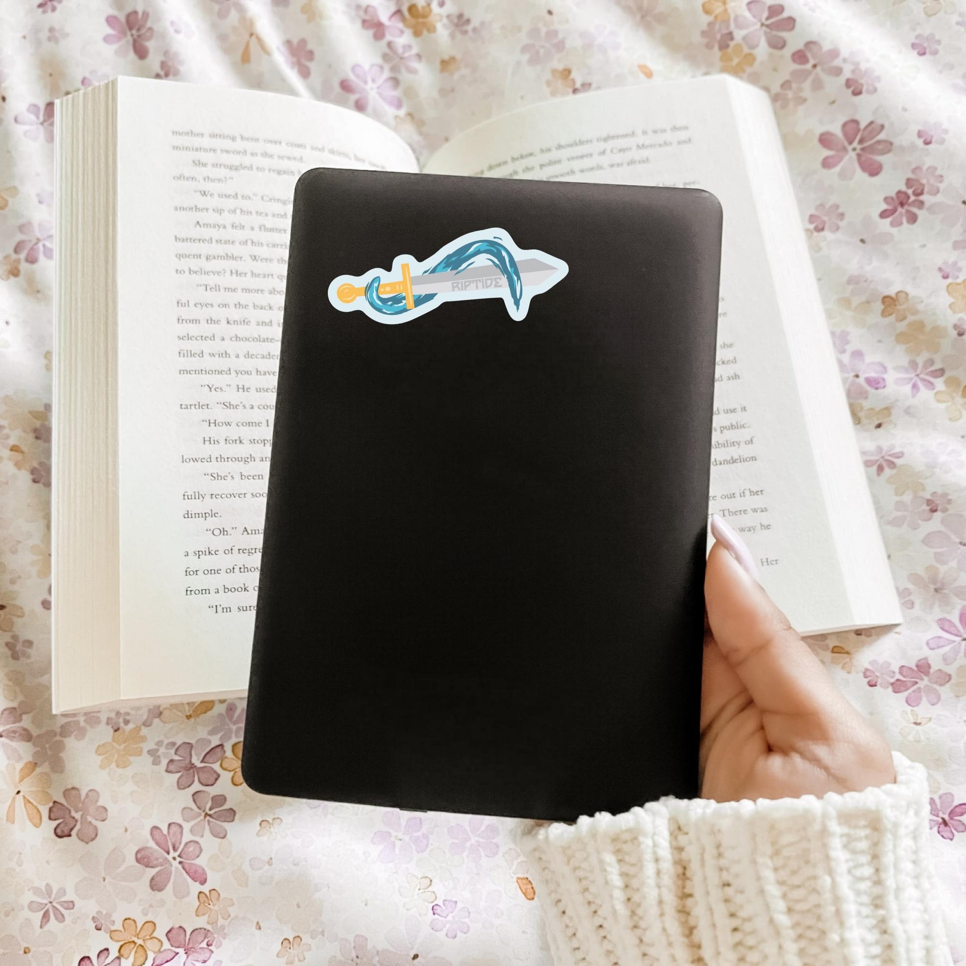Riptide Sticker, Kids Books, Bookish Laptop Kindle Decal, Gifts for Readers
