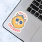 This is an Outrage! Princess Donut Sticker, Bookish Laptop Kindle Decal, Gifts for Readers