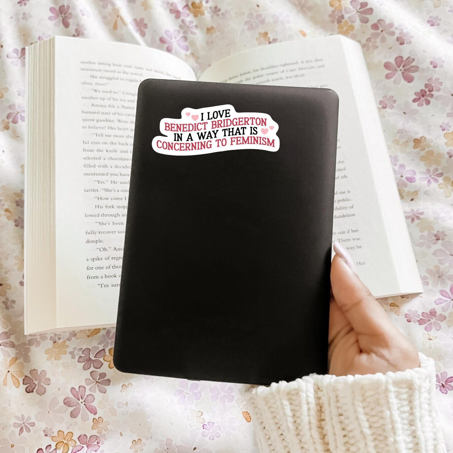 Benedict Bridgerton Sticker, Romance, Bookish Laptop Kindle Decal, Gifts for Readers