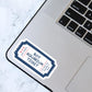 Boy Aquarium Sticker, Hockey Romance, Bookish Laptop Kindle Decal, Gifts for Readers
