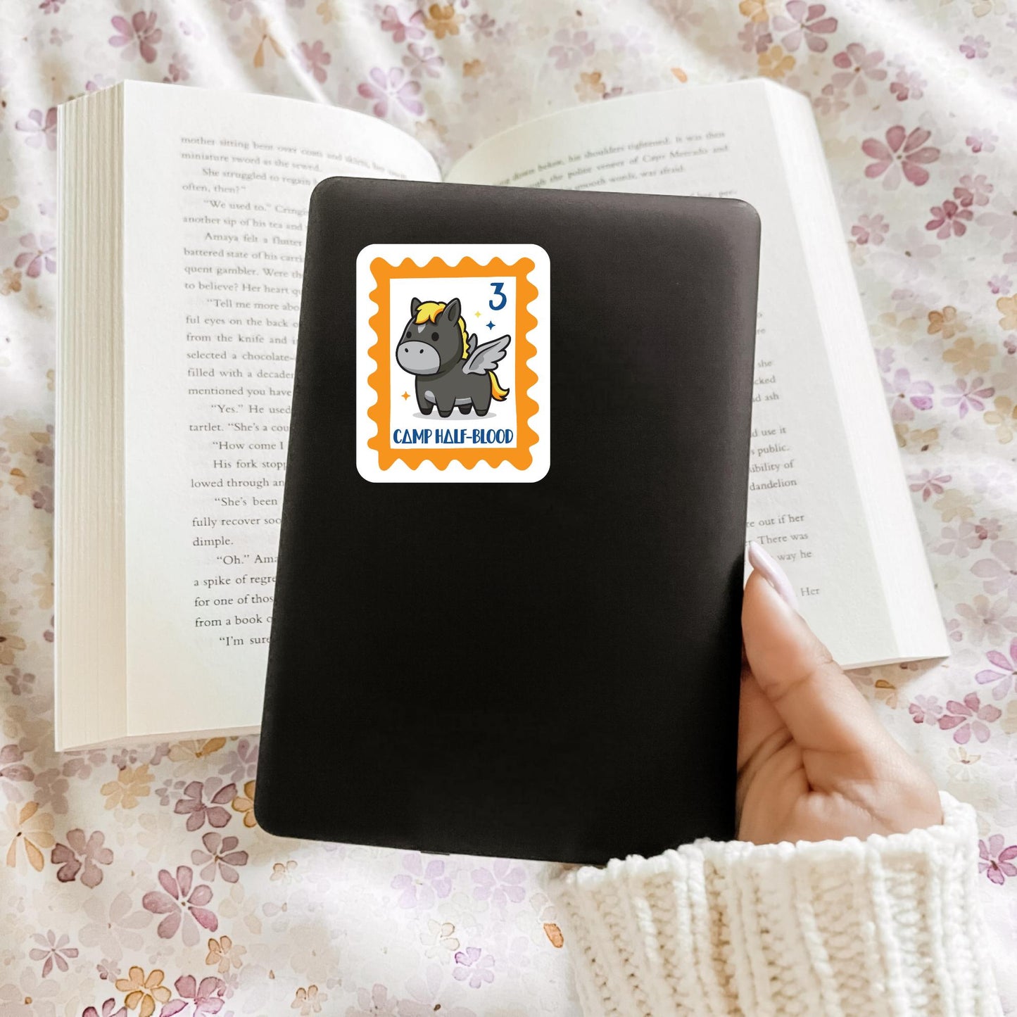 Camp Half Blood Sticker, Kids Books, Bookish Laptop Kindle Decal, Gifts for Readers