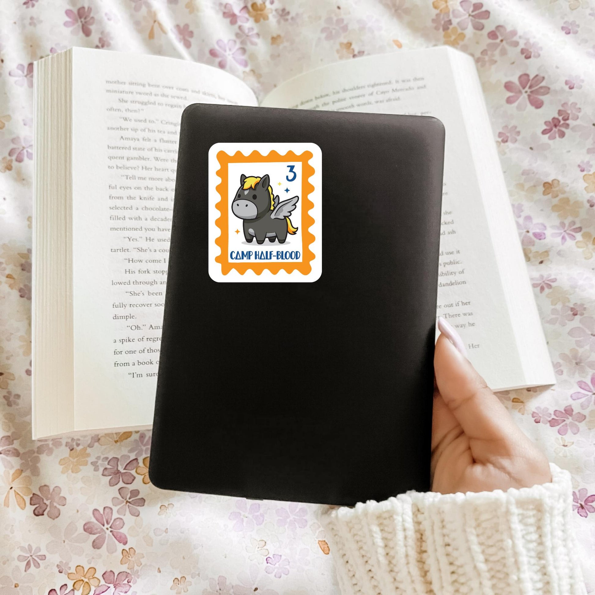 Camp Half Blood Sticker, Kids Books, Bookish Laptop Kindle Decal, Gifts for Readers