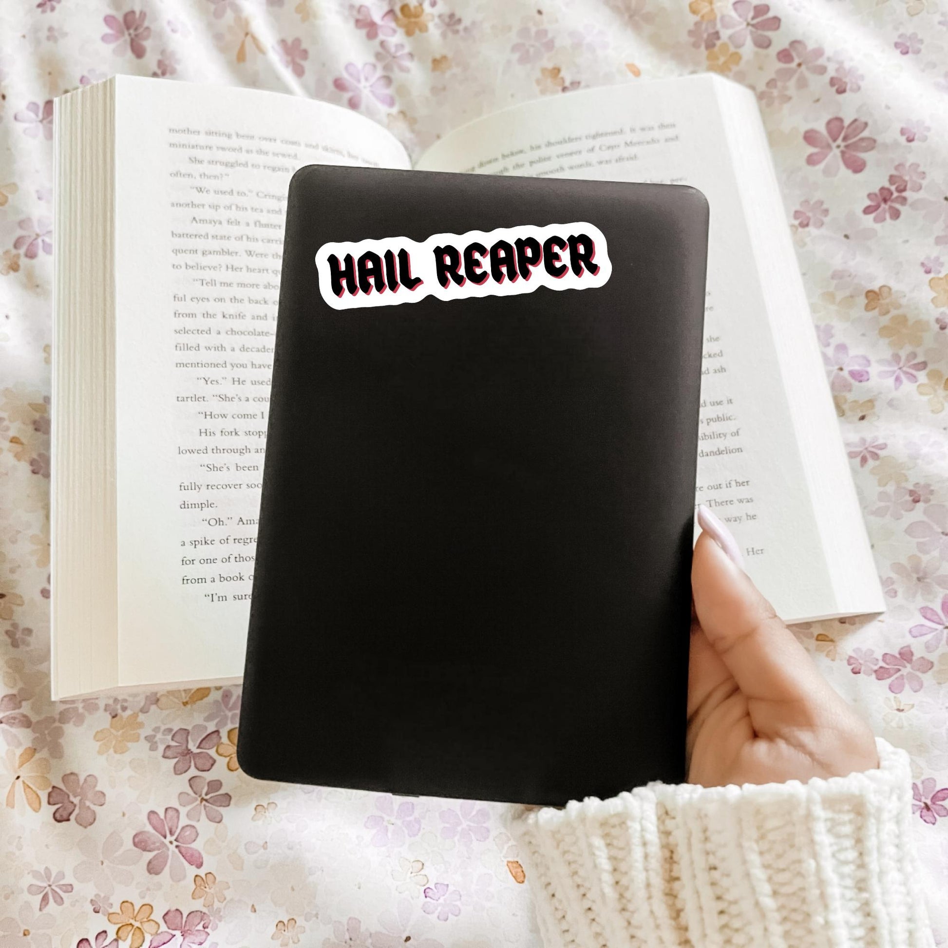 Hail Reaper Sticker, Sci-Fi, Science Fiction, Bookish Laptop Kindle Decal, Gifts for Readers