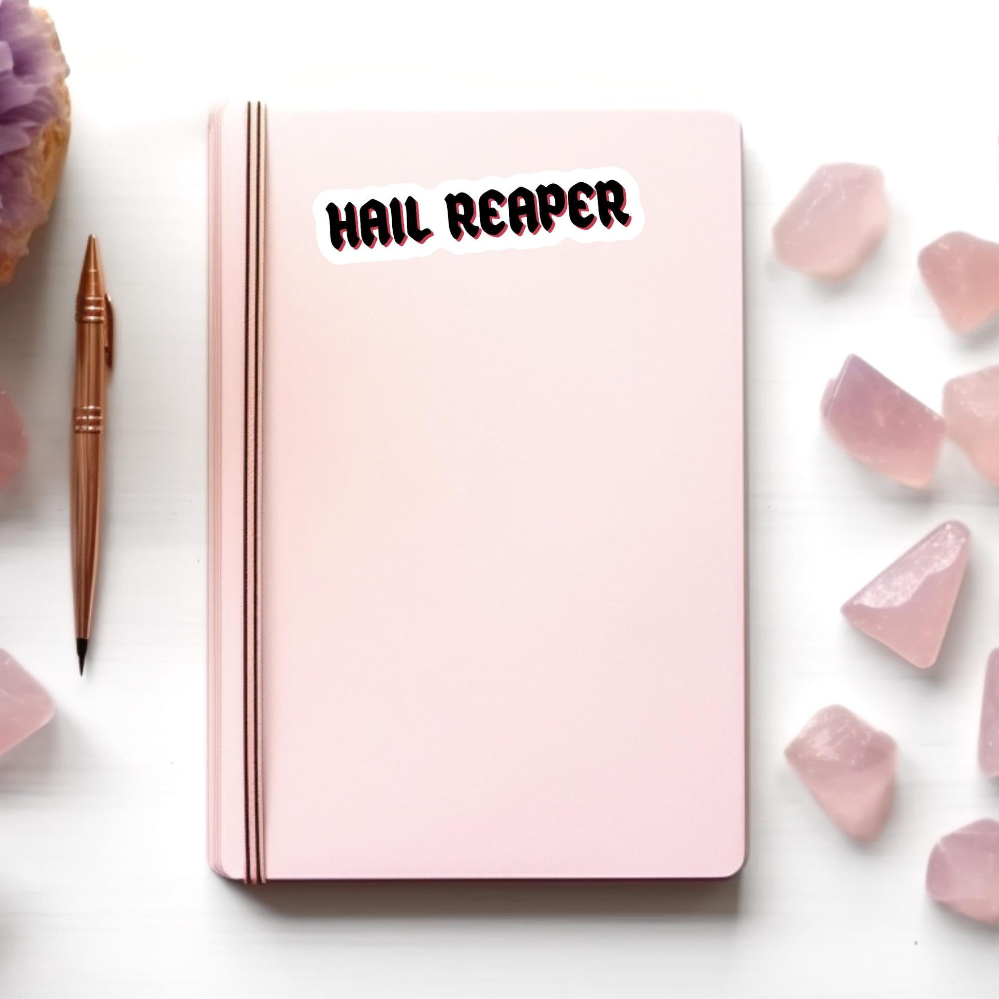 Hail Reaper Sticker, Sci-Fi, Science Fiction, Bookish Laptop Kindle Decal, Gifts for Readers
