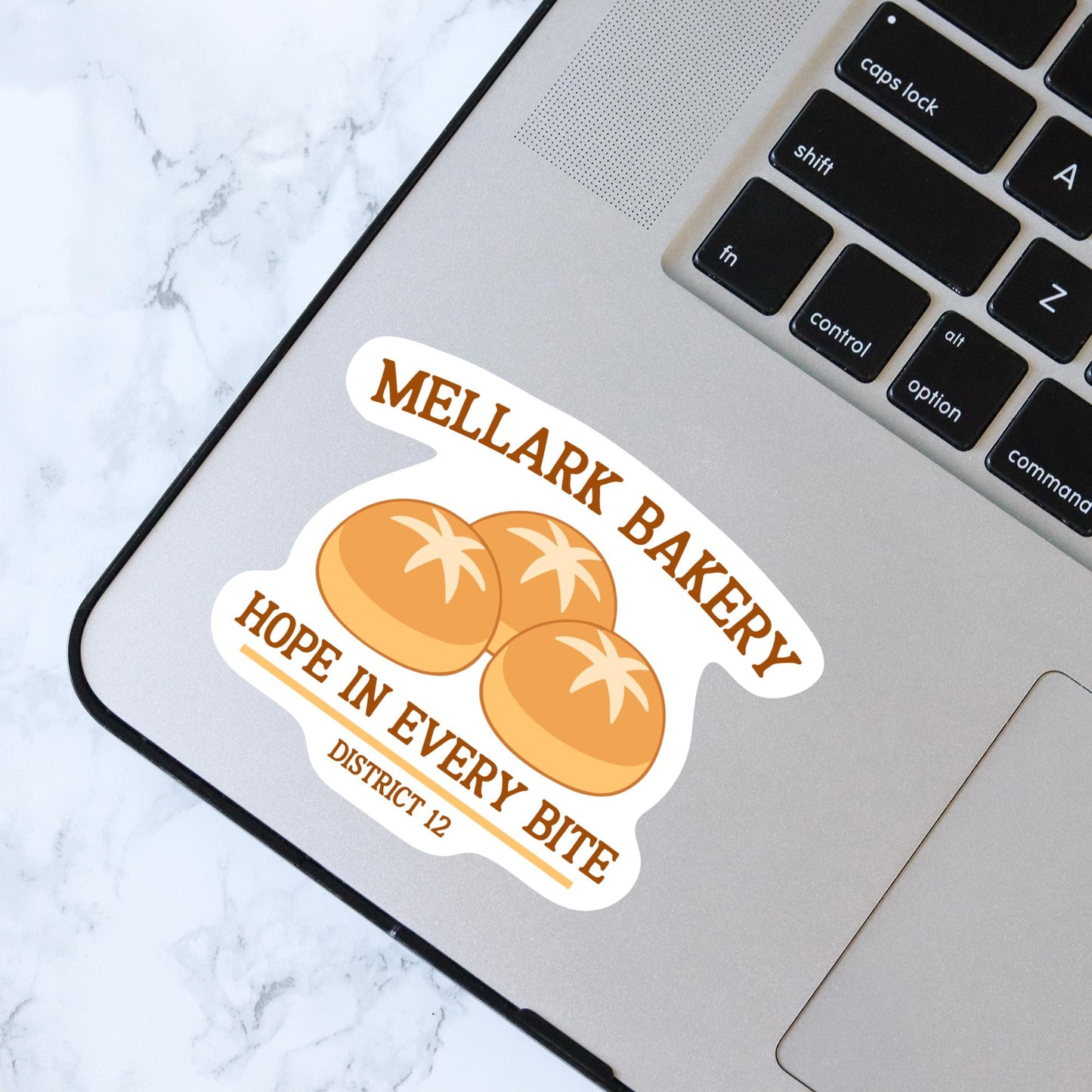 Mellark Bakery Sticker, Bookish Laptop Kindle Decal, Gifts for Readers
