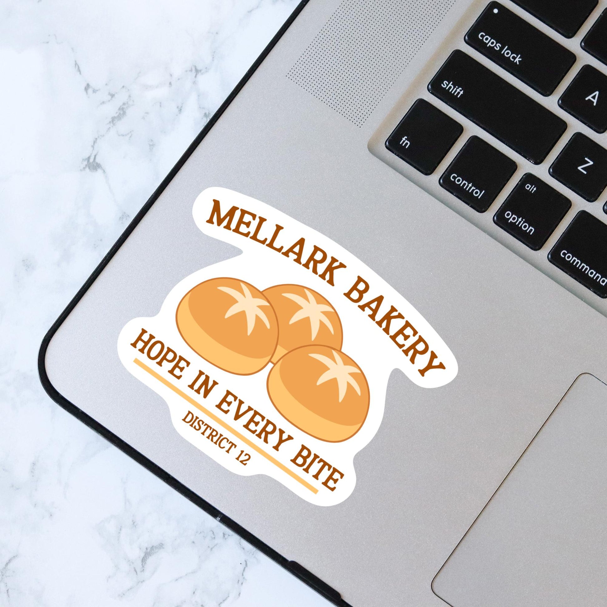 Mellark Bakery Sticker, Bookish Laptop Kindle Decal, Gifts for Readers