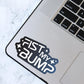 Fist My Bump Sticker, Bookish Laptop Kindle Decal, Reader Gifts, Science Fiction