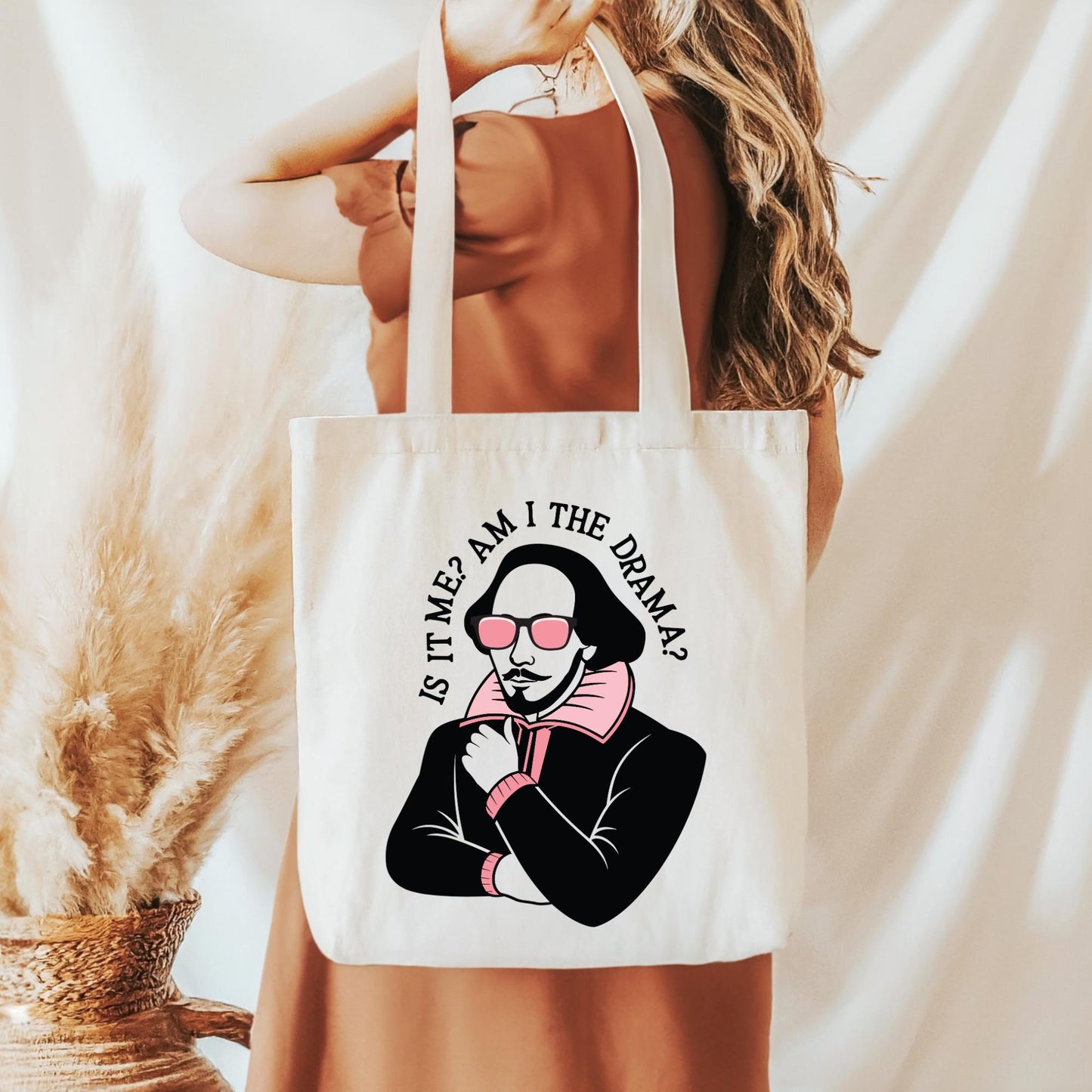 Is It Me, Am I the Drama? Shakespeare Tote Bag, Bookish Bag, Gifts for Readers, Bookworm