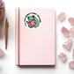 It's Too Nonfictiony Outside Sticker, Bookish Kindle Laptop Decal, Gifts for Book Lovers