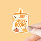 Spicy Books Candle Sticker, Romance, Kindle Laptop Decal, Gifts for Book Lovers, Waterproof