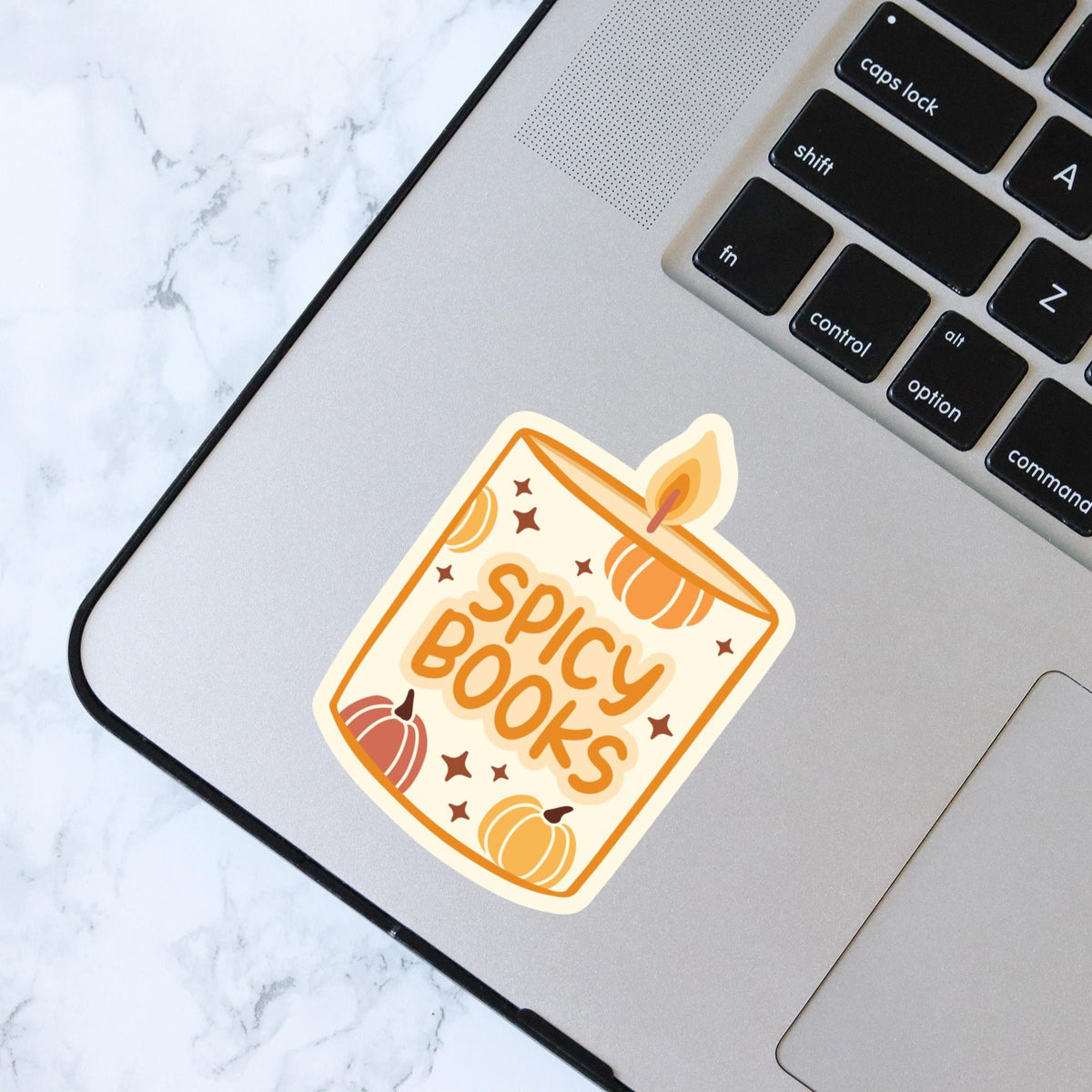 Spicy Books Candle Sticker, Romance, Kindle Laptop Decal, Gifts for Book Lovers, Waterproof
