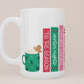 Christmas Book Stack Mug, Gifts for Readers, Bookish Stocking Stuffers, Book Club Gift
