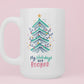 Book Christmas Tree Mug